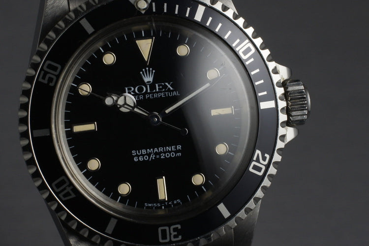 1991 Rolex Submariner 5513 very late E serial