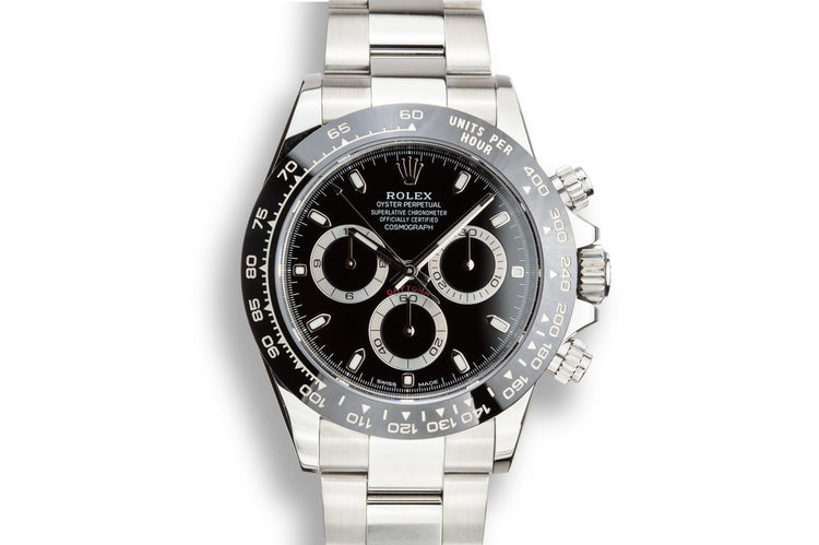 2018 Rolex Daytona 116500LN Black Dial with Box and Papers