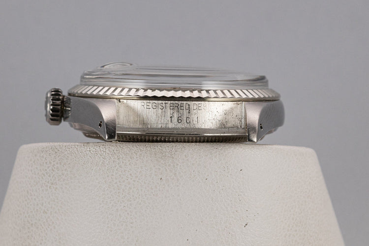 1973 Rolex DateJust 1601 Silver Sigma Dial