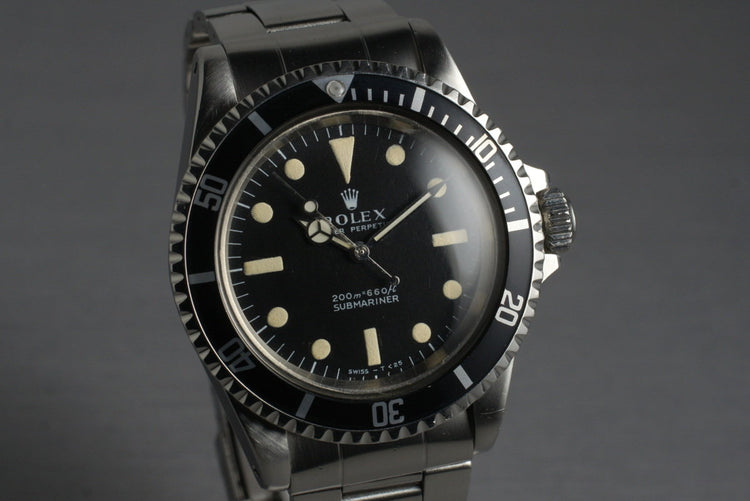 1966 Rolex Submariner 5513 Meters First Dial