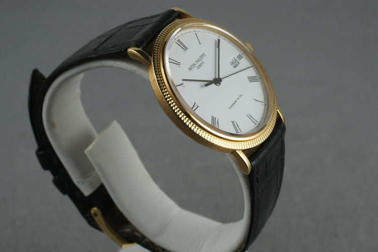 Patek Philippe Calatrava 3944  with Tiffany and Co Dial