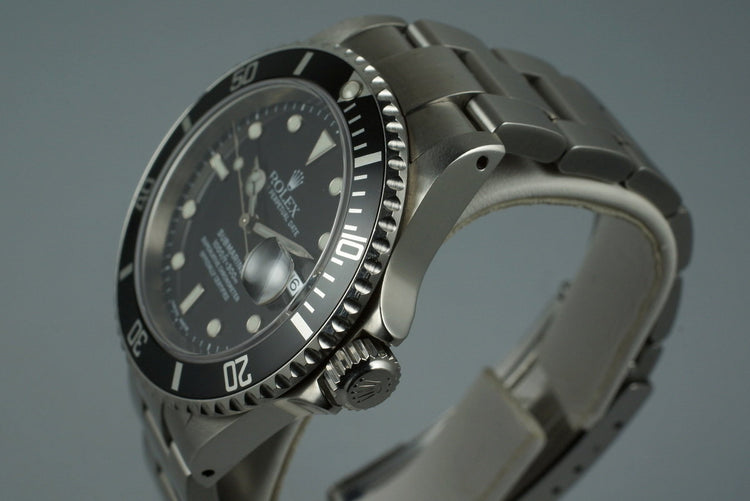 2001 Rolex Submariner 16610 with Box and Papers