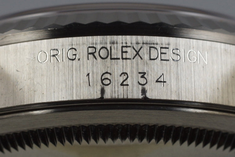 2004 Rolex DateJust 16234 with White Roman Dial