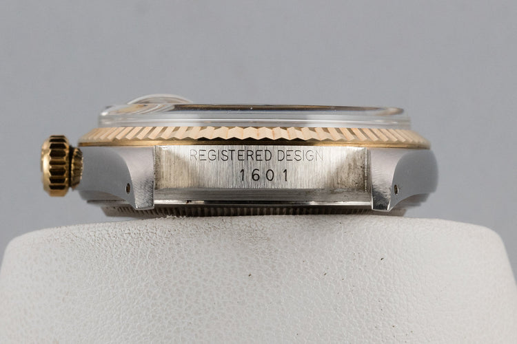 1978 Rolex Two-Tone DateJust 1601 Champagne Dial with Box and Papers