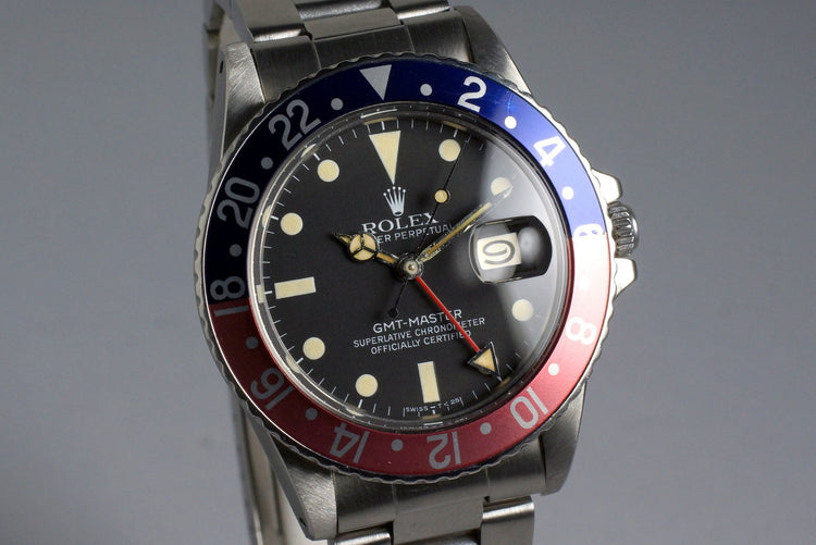1981 Rolex GMT 16750 with Box and Papers