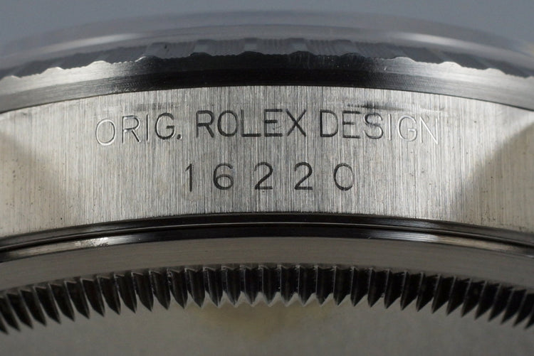 1996 Rolex DateJust 16220 Silver Dial