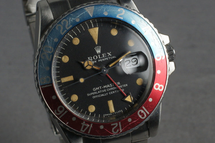 1968 Rolex GMT-Master Ref: 1675 with Mark 1 dial