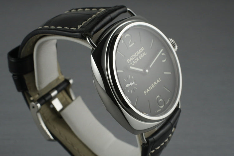 2007 Panerai Radiomir Black Seal PAM 183 with Box and Papers
