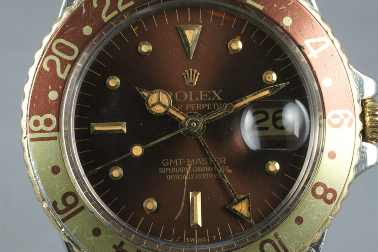 1979 Rolex Two Tone GMT 1675 with Root Beer Dial