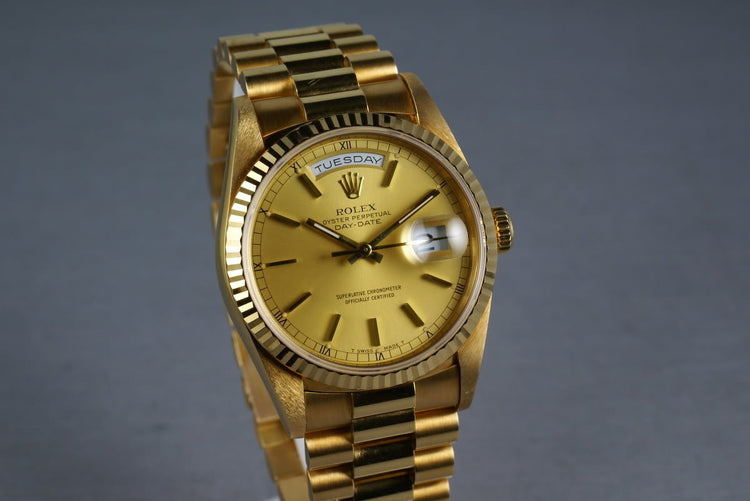 President 18238 Unpolished with an awesome rich rosy case patina