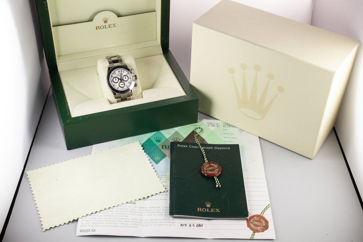2006 Rolex Daytona 116520 White Dial with Box and Papers