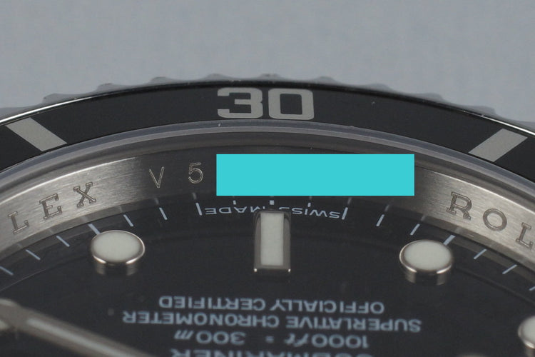 2009 Rolex Submariner 14060M with 4 Line Dial