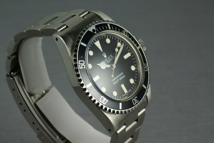 Rolex Submariner Dial 5513 Maxi dial with box and papers