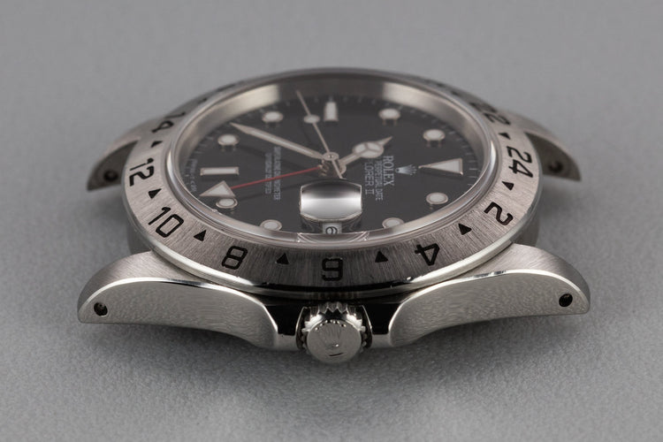1991 Rolex Explorer II 16570 Black Dial with Box, Papers, and Service Papers
