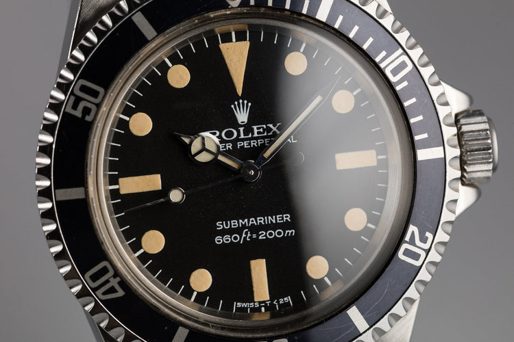 1979 Rolex Submariner 5513 with Mark 2 Maxi Dial
