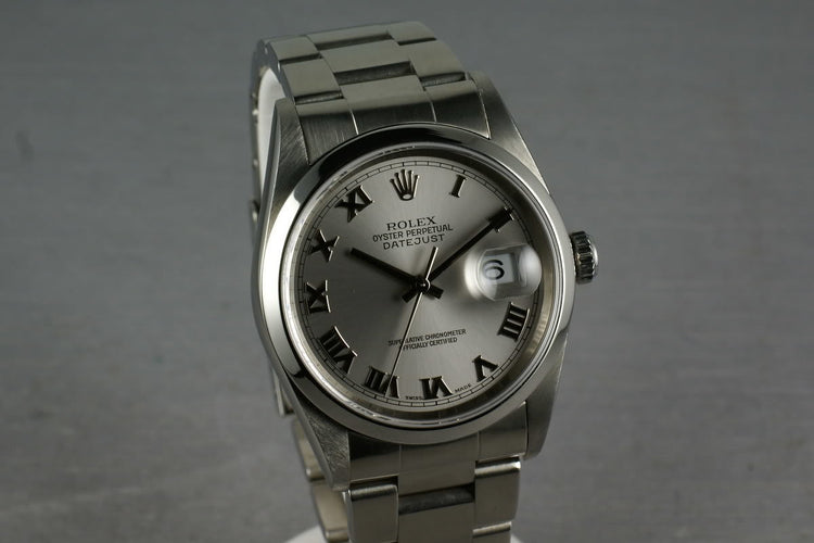 Rolex Stainless Steel Datejust 16200