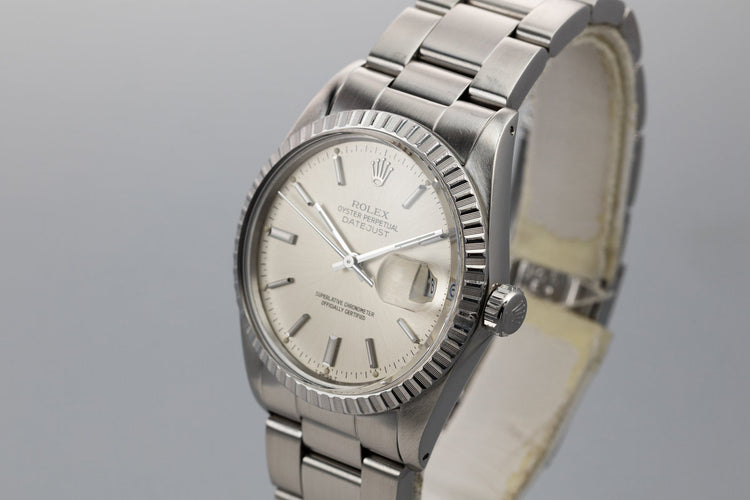 1981 Rolex 16030 Silver Dial