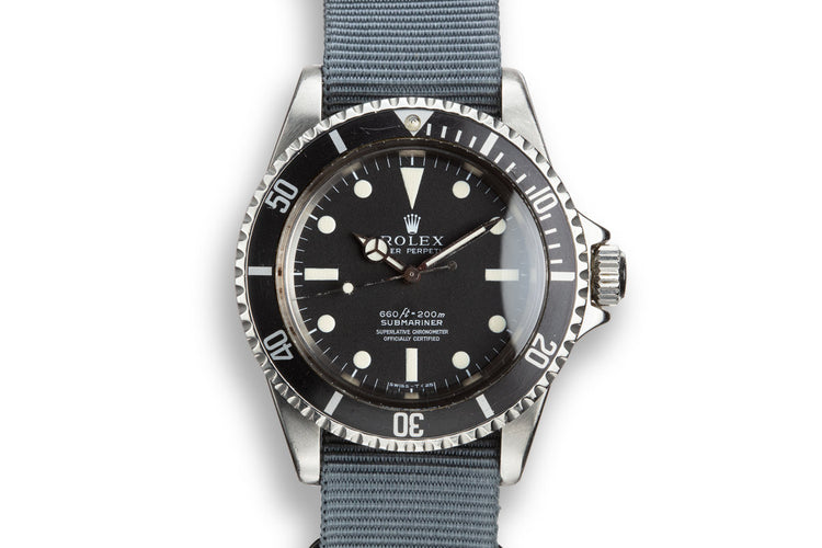 1966 Rolex Submariner 5512 with Newer Serif Dial