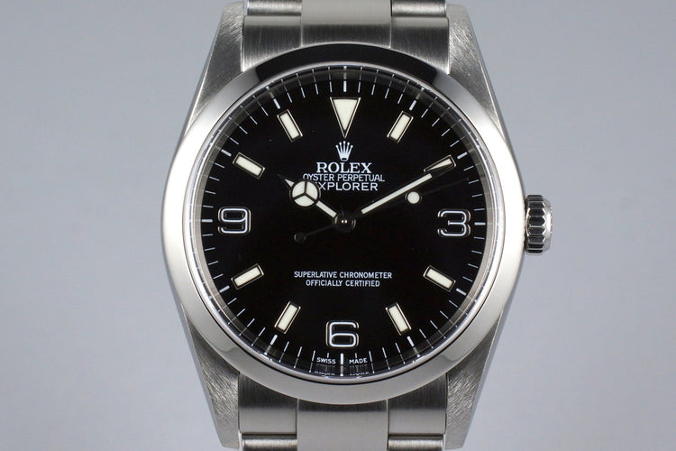 2003 Rolex Explorer 114270 with Box and Papers