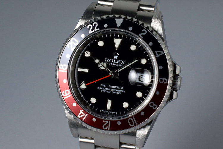 1999 Rolex GMT II 16710 with Box and Papers