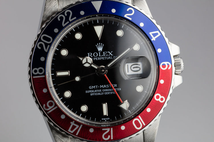 1984 Rolex GMT-Master 16750 "Pepsi" with SWISS Only Dial