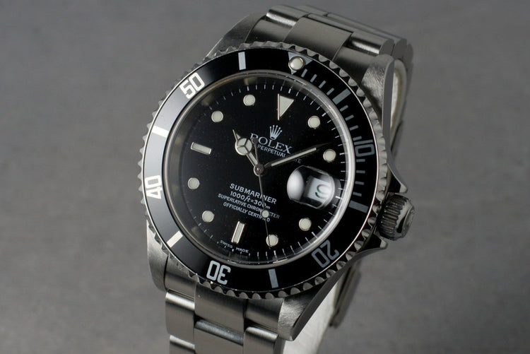 2005 Rolex Submariner 16610 T