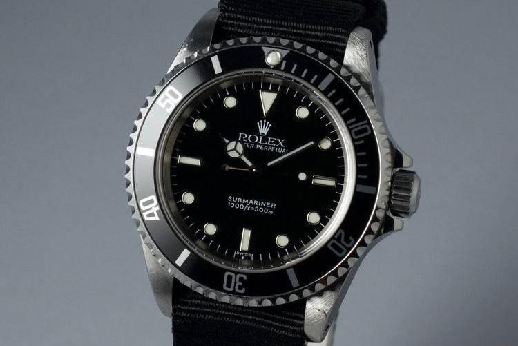 1999 Rolex Submariner 14060