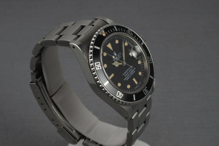 Rolex Submariner 16800 with Creamy WG surround Dial