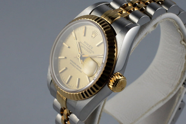 1995 Rolex Ladies Two Tone DateJust 69173 with Box and Papers