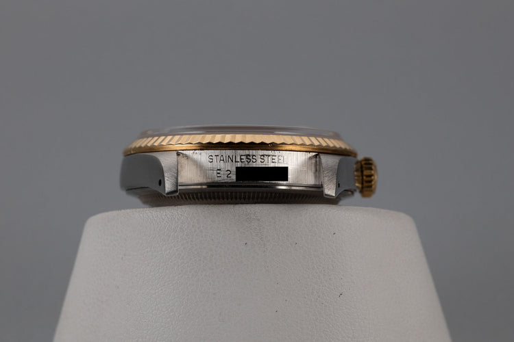 1990 Rolex Two Tone DateJust 16233 with Gold Tapestry Dial