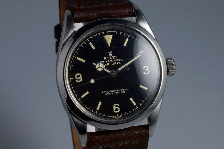 1960 Rolex Explorer 1 1016 Glossy Gilt Dial
