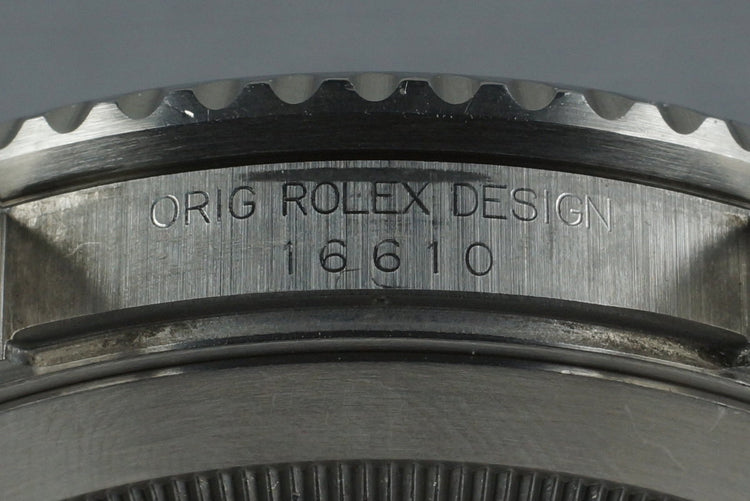 1991 Rolex Submariner 16610 with Navy Faded Bezel