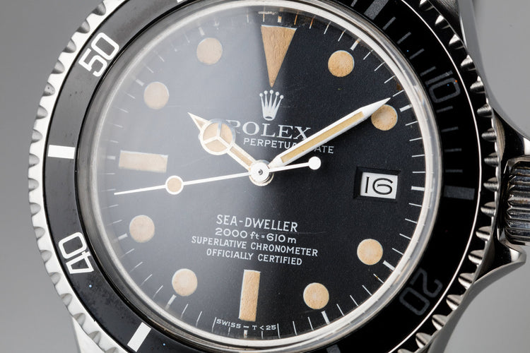 1978 Rolex Sea-Dweller 1665 with Service Papers