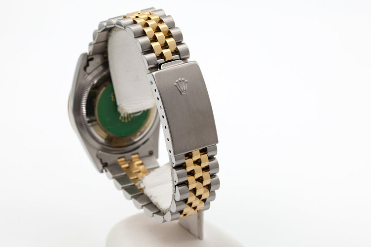 1997 Rolex Two Tone DateJust 16233 White Dial with Box and Papers