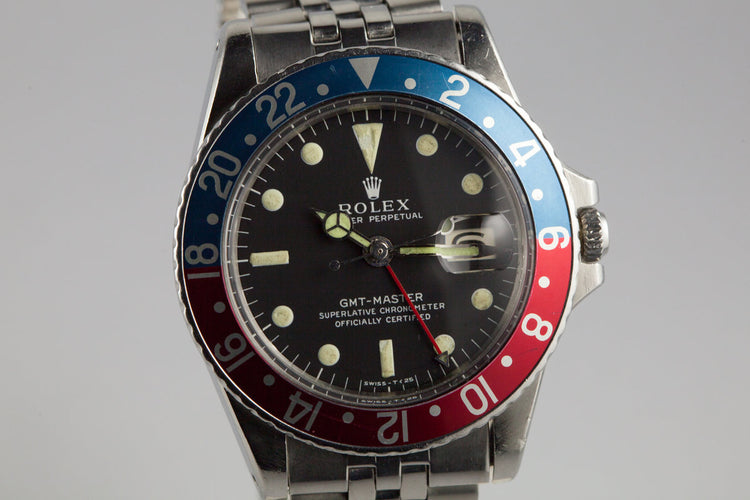 1966 Rolex GMT 1675 Mark 0 Dial