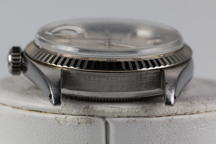 1972 Rolex Datejust 1601 No-Lume Linen Dial