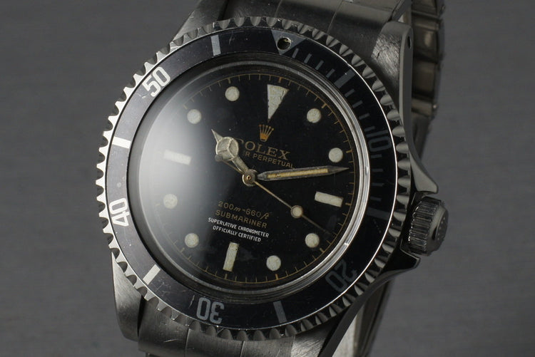 Rolex Submariner 5512 PCG with 4 line chapter ring dial