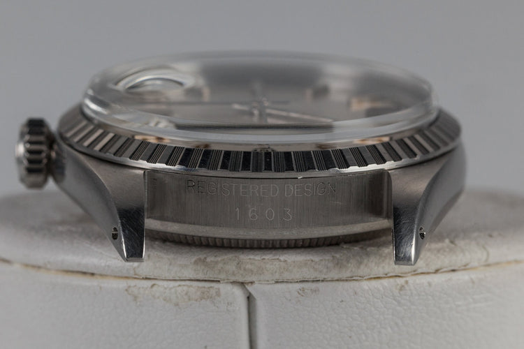 1972 Rolex DateJust 1603 with Linen Sigma Dial