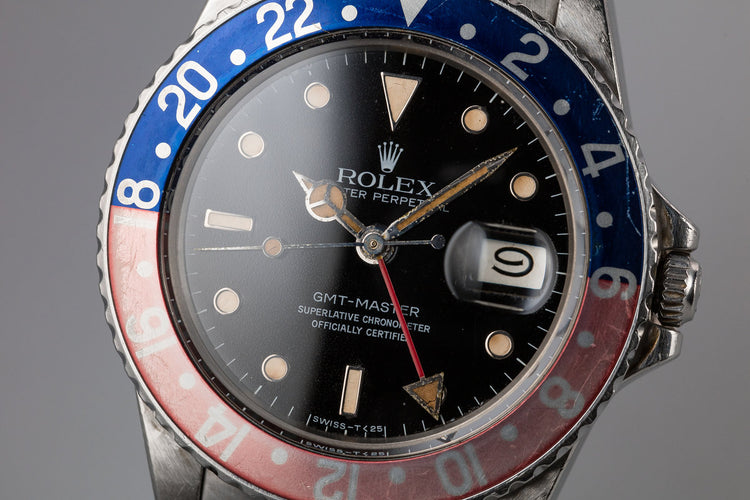 1982 Rolex GMT-Master 16750 "Pepsi"