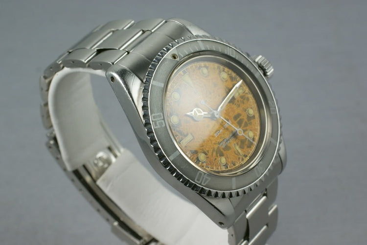 Rolex Submariner 5512 4 line gilt chapter ring PCG tropical and famous