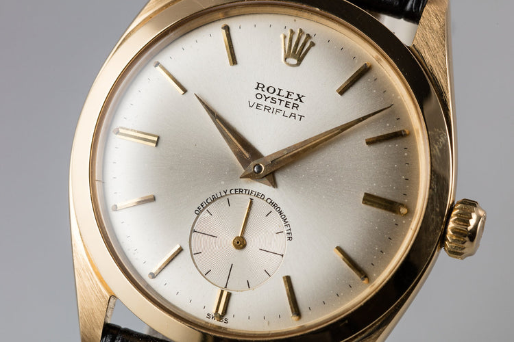 1959 18K YG Rolex VERIFLAT 6512