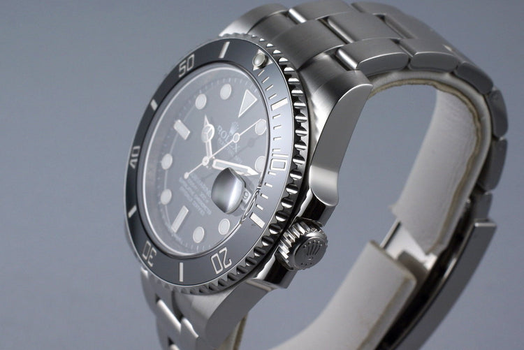 2012 Rolex Ceramic Submariner 116610 with Box and Papers