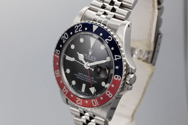 1978 Rolex GMT-Master 1675 "Pepsi" with Box and Service Papers