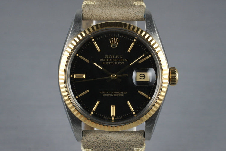1978 Rolex Two Tone DateJust 16013 with Black Dial