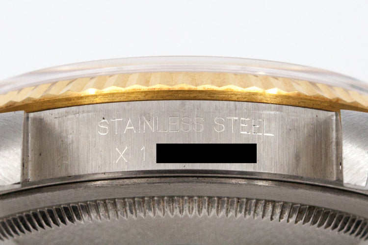 1991 Rolex Two Tone DateJust 16233 Silver Dial