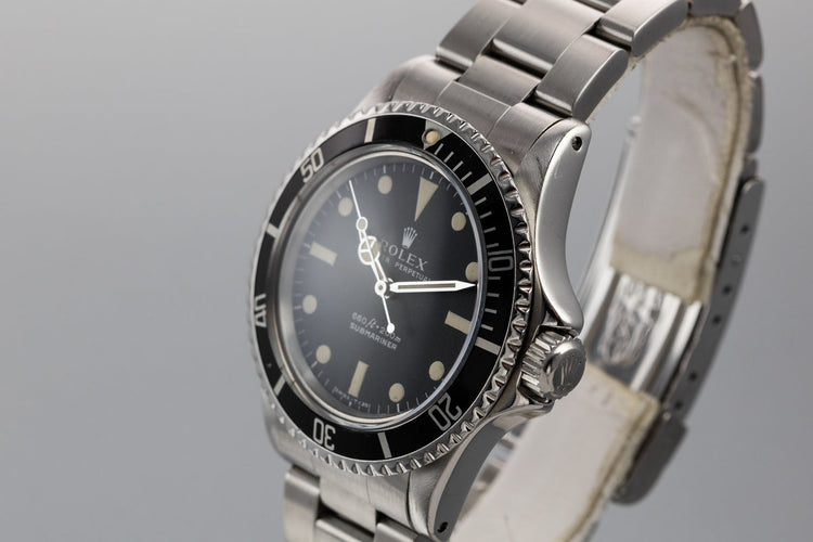 1971 Rolex Submariner 5513 Serif Dial