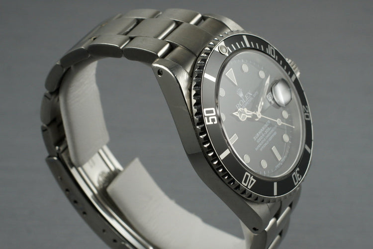 2001 Rolex Submariner 16610