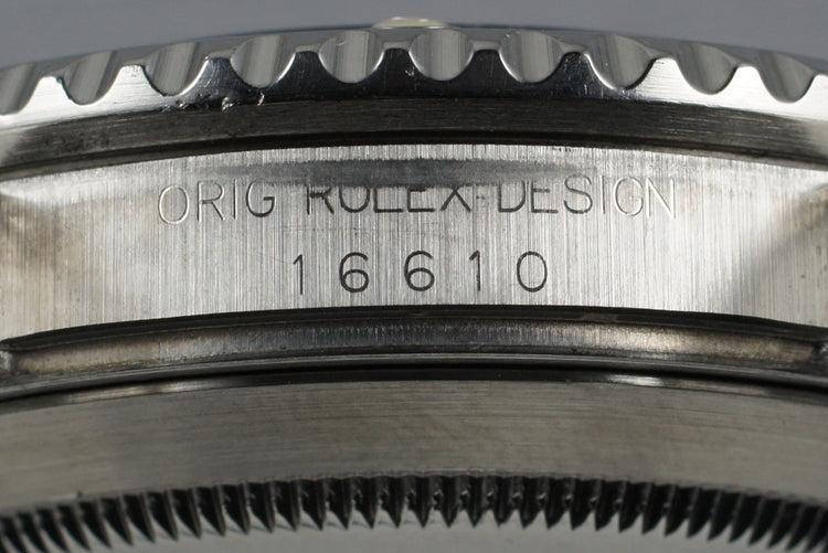 1991 Rolex Submariner 16610