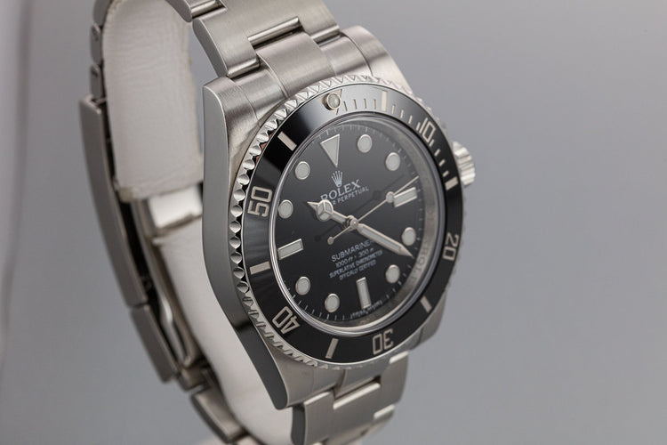 2012 Rolex Ceramic Submariner 114060 with Box and Papers