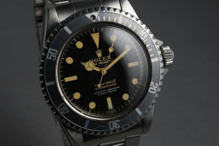 1963 Rolex Submariner 5512 Gilt Underline Dial